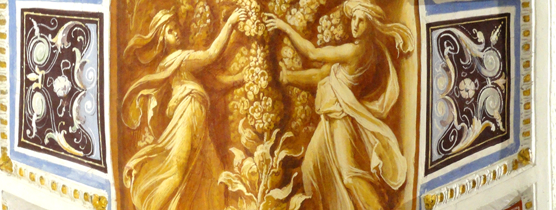 Palazzo Farnese di Caprarola. La Stanza dei lanifici. Dettaglio.